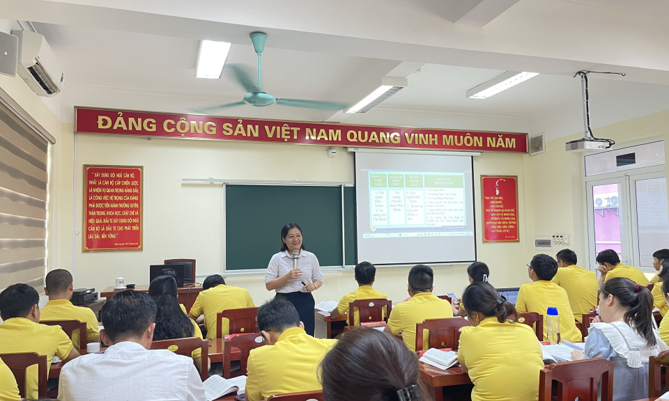 Nâng cao chất lượng giảng dạy môn xây dựng Đảng tại Trường Đào tạo cán bộ Nguyễn Văn Cừ