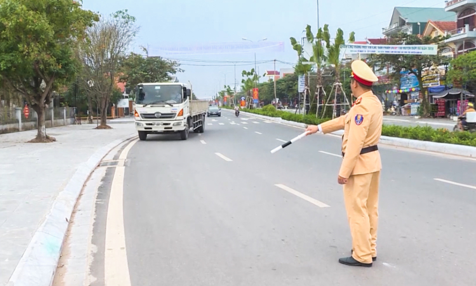 Đảm bảo trật tự, an toàn giao thông những tháng cuối năm 2023