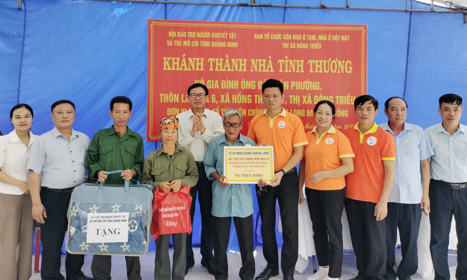 Chung tay xây nhà tình thương cho người yếu thế