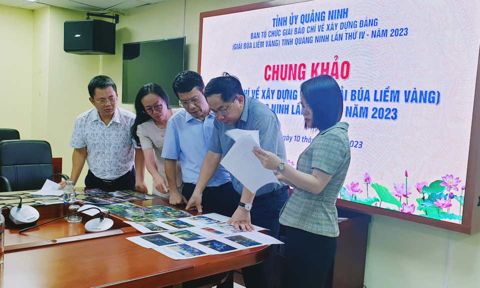 Chung khảo Giải Búa liềm vàng tỉnh Quảng Ninh lần thứ IV – năm 2023