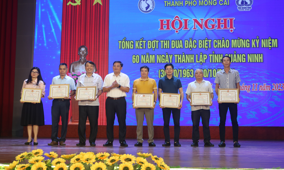 TP Móng Cái: Tổng kết đợt thi đua đặc biệt kỉ niệm 60 năm thành lập tỉnh