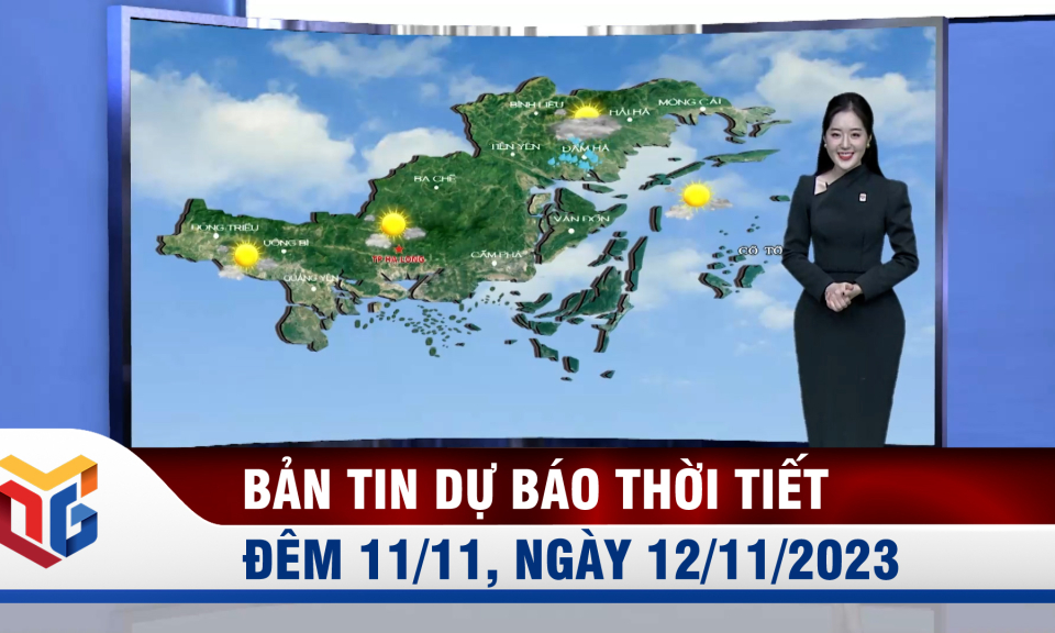 Bản tin dự báo thời tiết đêm 11, ngày 12/11/2023