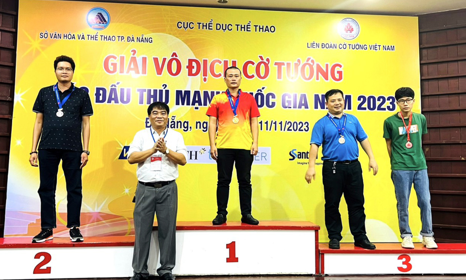 Quảng Ninh giành HCV cờ tiêu chuẩn Giải VĐ Cờ tướng các đấu thủ mạnh quốc gia 2023