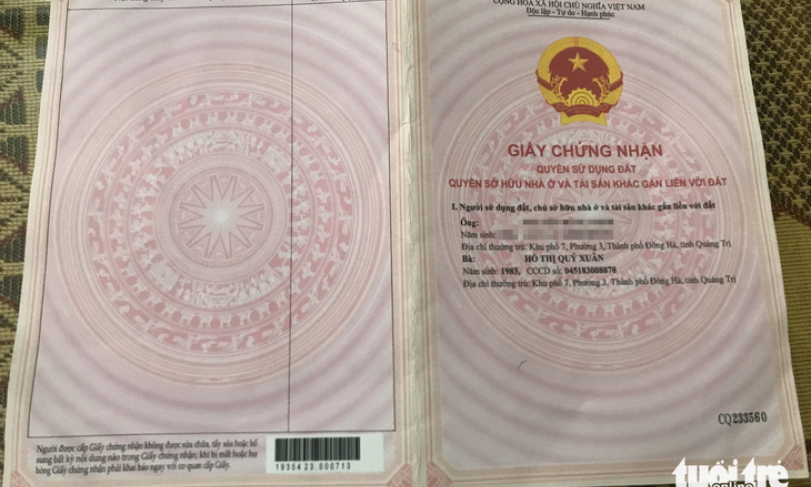 Làm sổ đỏ giả lừa vay 200 triệu đồng