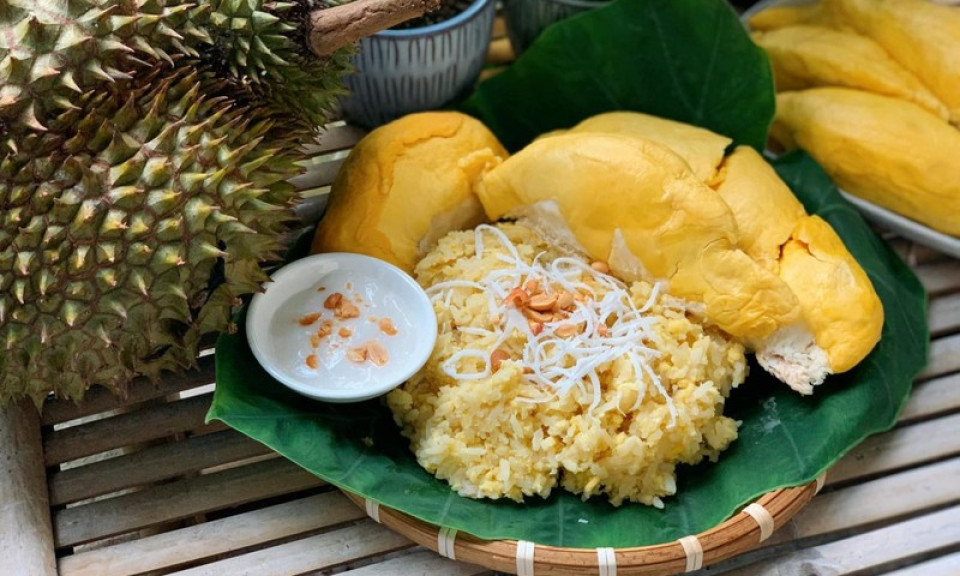 Durian sticky rice: A Mekong Delta's specialty