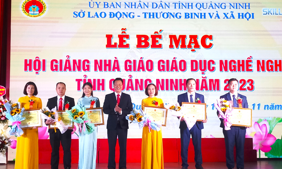 Bế giảng Hội giảng nhà giáo giáo dục nghề nghiệp tỉnh Quảng Ninh năm 2023