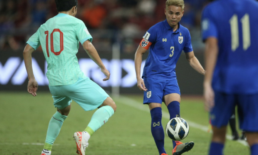 Thái Lan thua Trung Quốc trên sân nhà ở vòng loại World Cup 2026