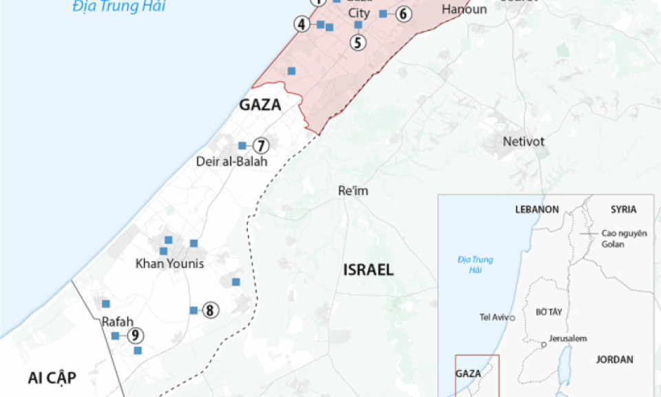 Israel tuyên bố phát hiện đường hầm 55 m trong bệnh viện lớn nhất Dải Gaza