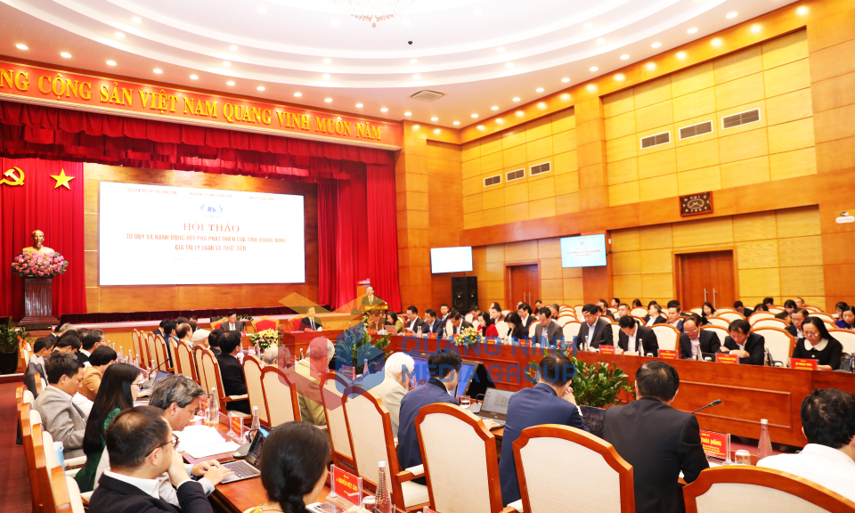 Hội thảo khoa học “Tư duy và hành động đột phá phát triển của tỉnh Quảng Ninh: Giá trị lý luận và thực tiễn”, tháng 11-2023