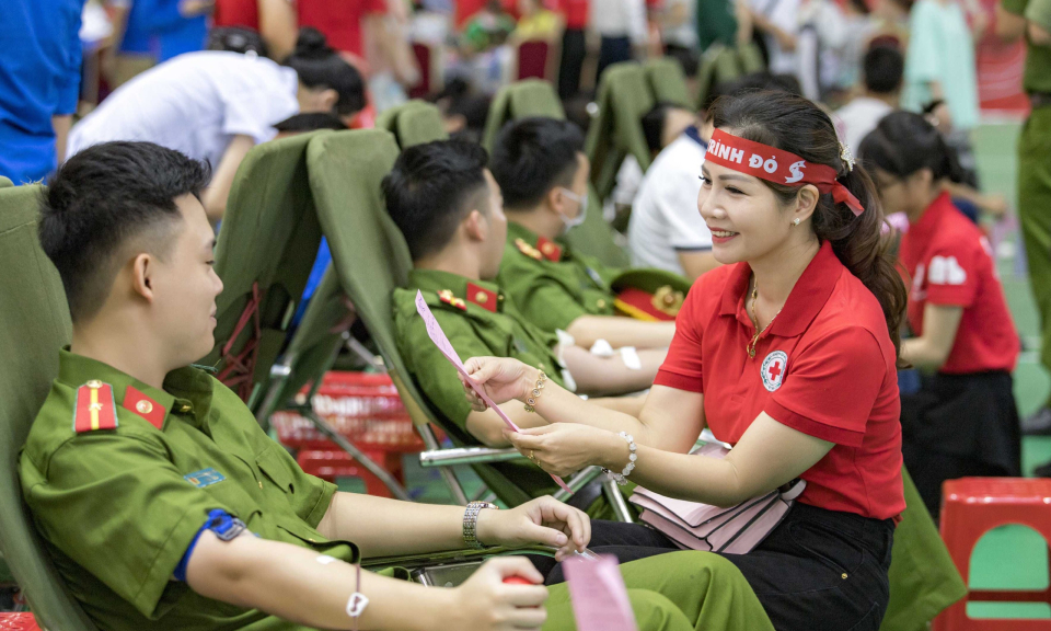 Lan tỏa tinh thần hiến máu nhân đạo