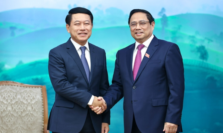 Thủ tướng Phạm Minh Chính tiếp Phó Thủ tướng, Bộ trưởng Bộ Ngoại giao Lào