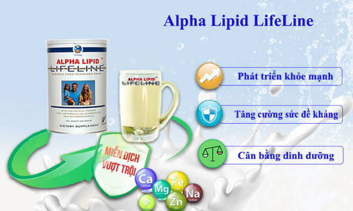 Sữa non Alpha Lipid - Lựa chọn tuyệt vời với chất lượng hàng đầu 