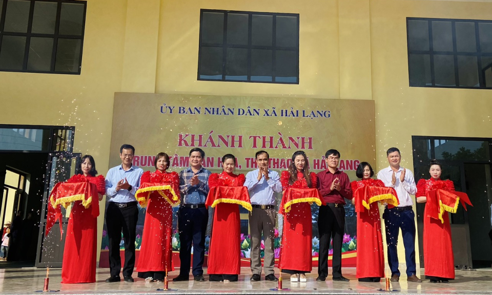 Tiên Yên: Khánh thành Trung tâm Văn hóa - Thể thao xã Hải Lạng