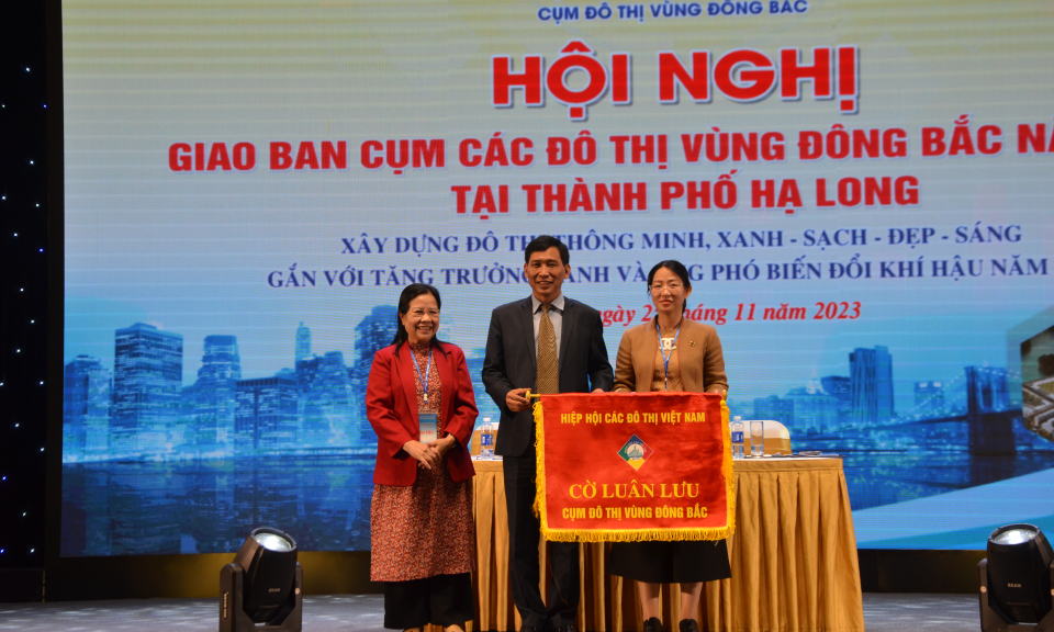 Giao ban Cụm các đô thị vùng Đông Bắc năm 2023