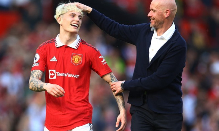 Ten Hag bình luận về siêu phẩm của MU: Đừng so sánh Garnacho với Ronaldo!