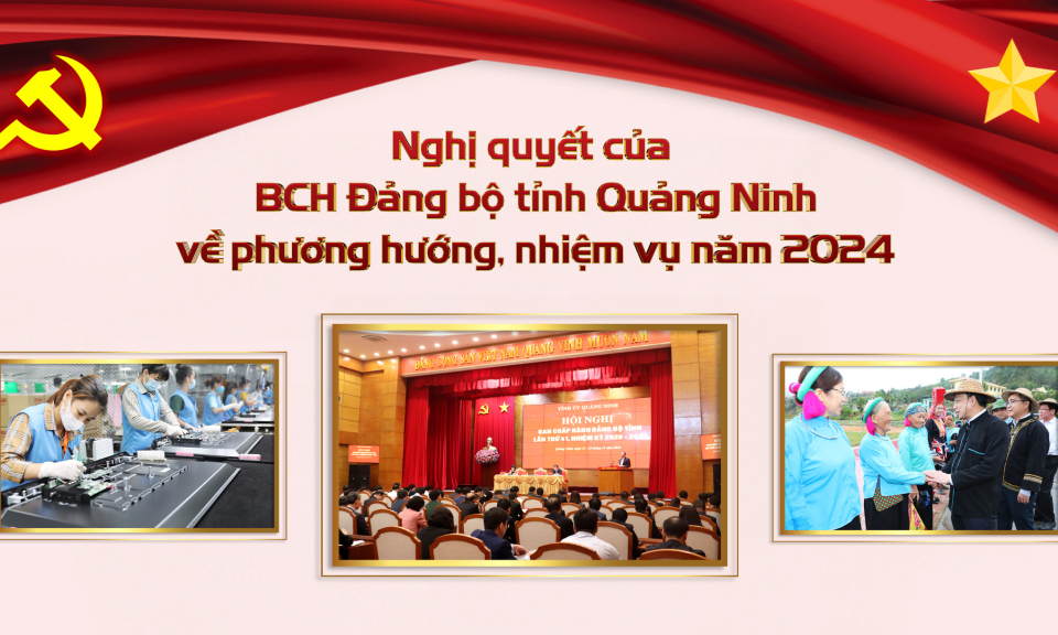 Nghị quyết của Ban Chấp hành Đảng bộ tỉnh Quảng Ninh về phương hướng, nhiệm vụ năm 2024