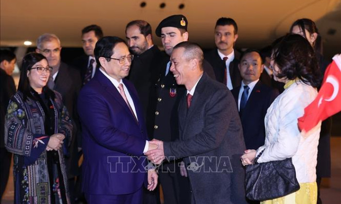 Thủ tướng Phạm Minh Chính tới Ankara, bắt đầu thăm chính thức Thổ Nhĩ Kỳ