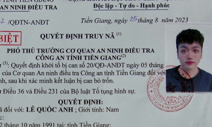 Truy nã đặc biệt đối tượng tuyên truyền chống Nhà nước