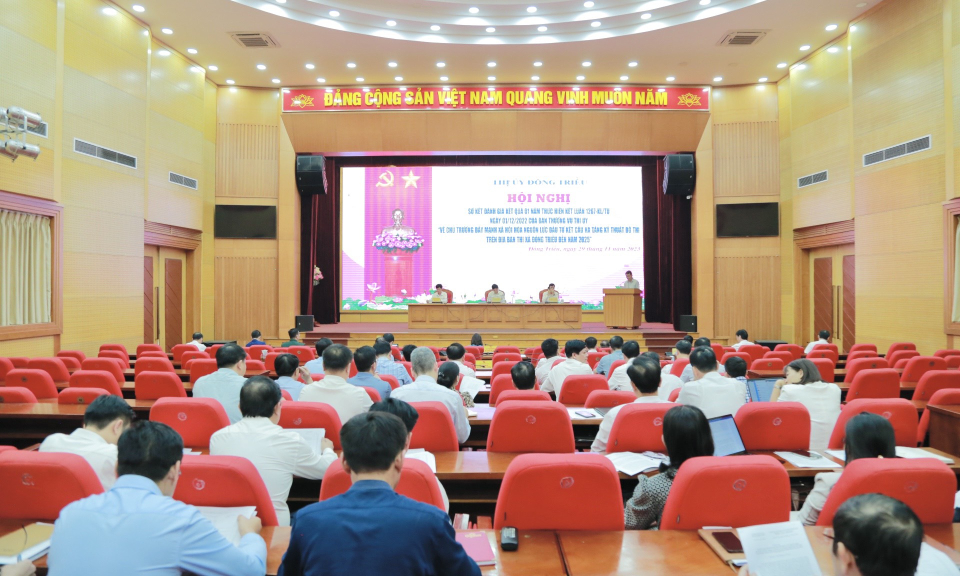 Đông Triều: Đánh giá công tác xã hội hóa nguồn lực đầu tư kết cấu hạ tầng kỹ thuật đô thị