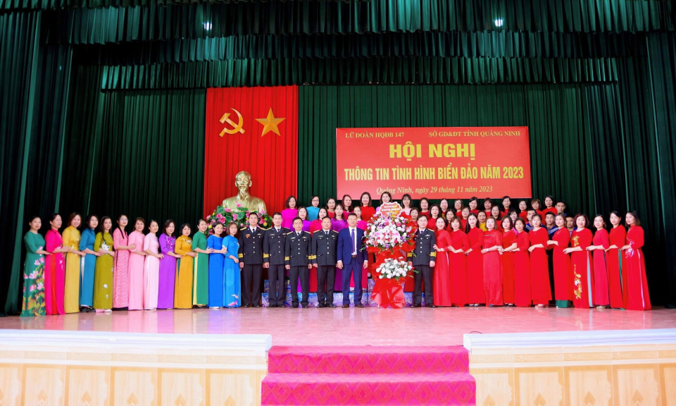 Hội nghị thông tin tình hình biển đảo năm 2023 tại Lữ đoàn 147