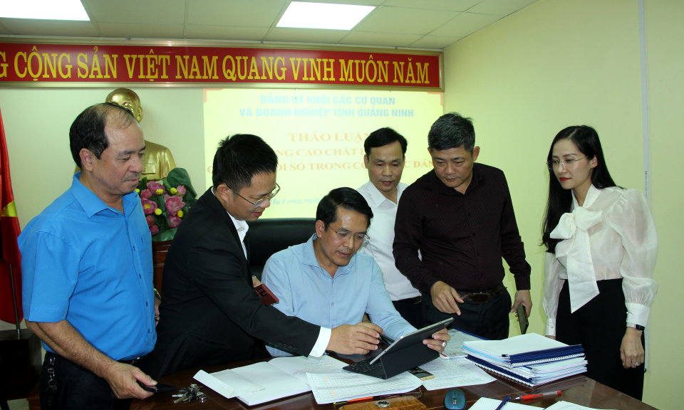 Chuyển đổi số trong công tác đảng