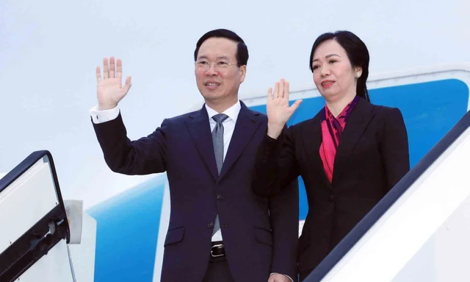 Chủ tịch nước Võ Văn Thưởng và Phu nhân kết thúc tốt đẹp chuyến thăm chính thức Nhật Bản