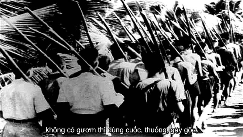 Nhân dân hưởng ứng Lời kêu gọi Toàn quốc kháng chiến của Chủ tịch Hồ Chí Minh. Ảnh tư liệu