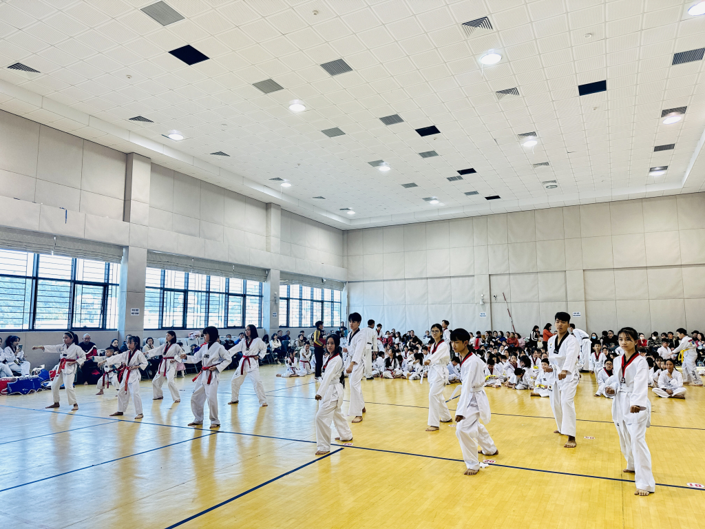 Gần 200 môn sinh Taekwondo tham dự kỳ thi thăng cấp đai quý 4 năm 2023.