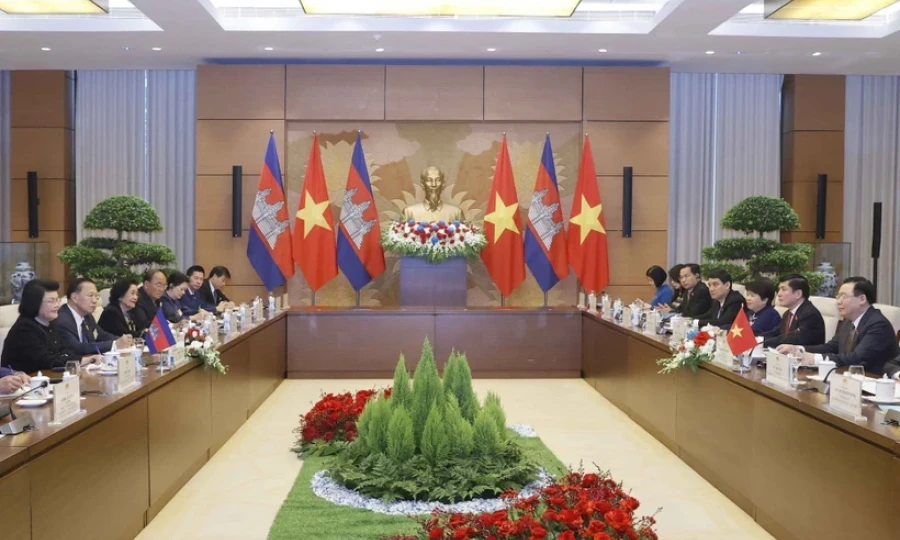 Chủ tịch Quốc hội: Việt Nam luôn là người bạn tốt, đáng tin cậy của Campuchia