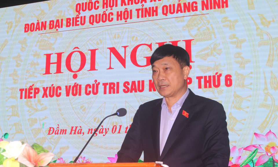 Đại biểu Quốc hội tiếp xúc cử tri huyện Đầm Hà, Ba Chẽ, Tiên Yên