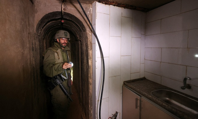 Israel tuyên bố phát hiện 800 lối dẫn vào địa đạo của Hamas