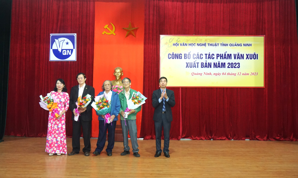 Hội Văn học nghệ thuật Quảng Ninh công bố các tác phẩm văn xuôi xuất bản năm 2023