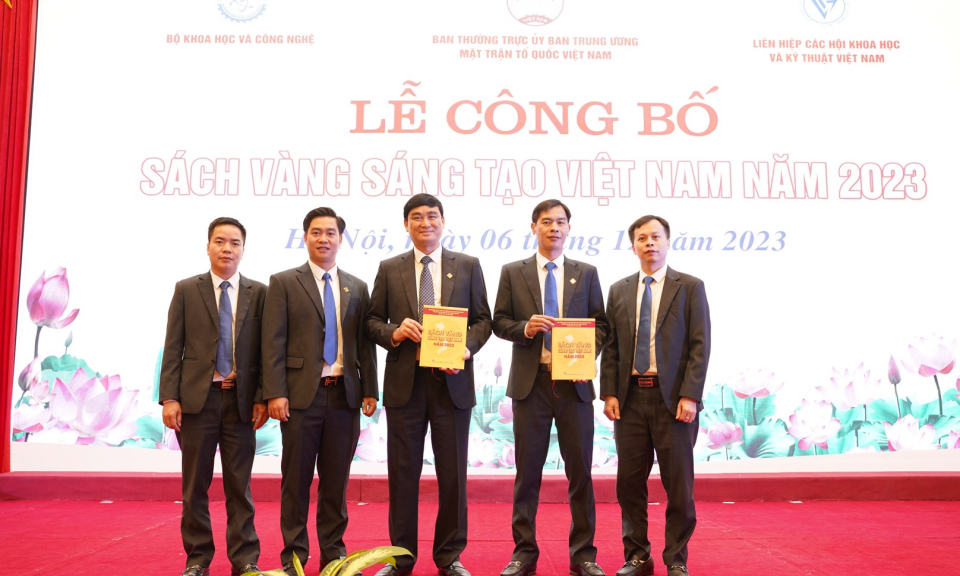 Công ty CP Than Vàng Danh có 2 đề tài được ghi vào Sách vàng Sáng tạo Việt Nam