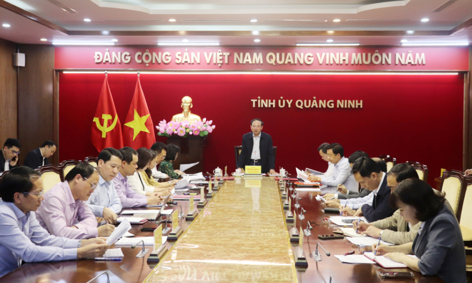 Giao ban Thường trực Tỉnh uỷ