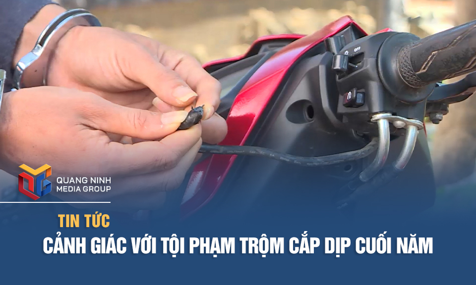 Cảnh giác với tội phạm trộm cắp dịp cuối năm