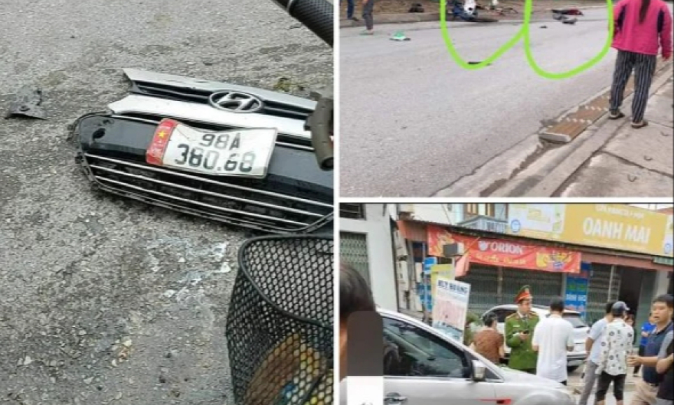 Truy tìm tài xế ô tô bỏ chạy sau khi đâm nhiều học sinh