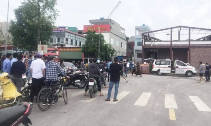 Sập nhà đang xây ở Thái Bình, 8 người thương vong