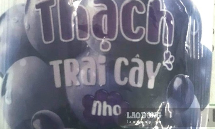 Thạch trái cây gây ngộ độc 30 học sinh ở Quảng Ngãi là hàng giới thiệu sản phẩm