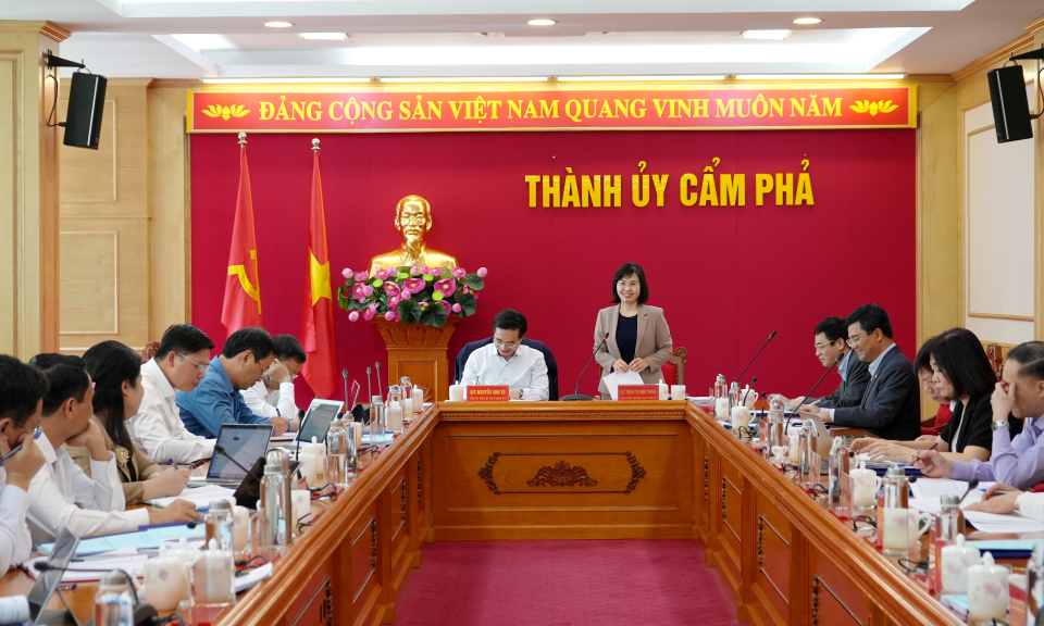 Hội nghị kiểm điểm các tập thể, cá nhân Ban Thường vụ Thành ủy Cẩm Phả 