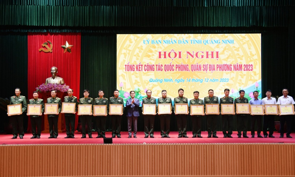  UBND tỉnh tổng kết công tác quốc phòng, quân sự địa phương năm 2023