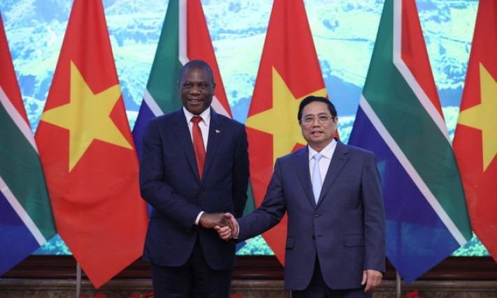Thủ tướng Phạm Minh Chính tiếp Phó Tổng thống Nam Phi