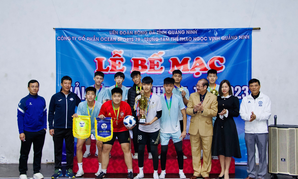 Bế mạc Giải bóng đá Futsal trẻ năm 2023