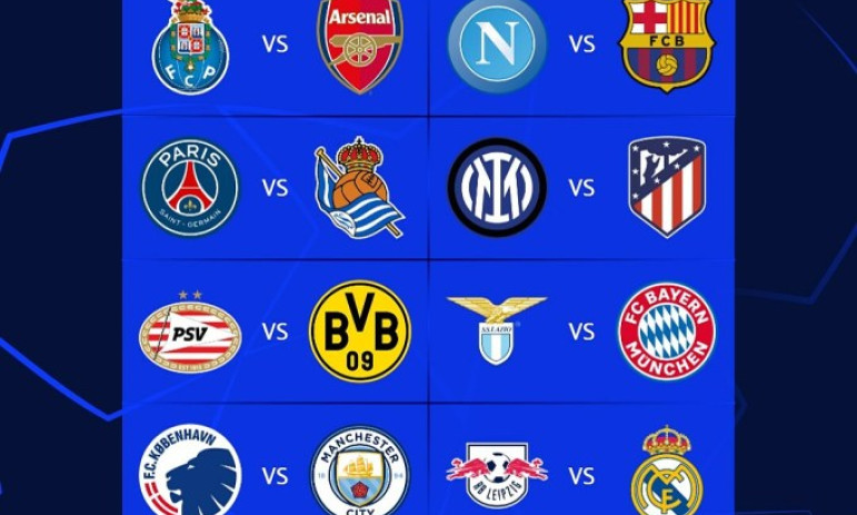 PSG tránh các ông lớn ở vòng 1/8 Champions League