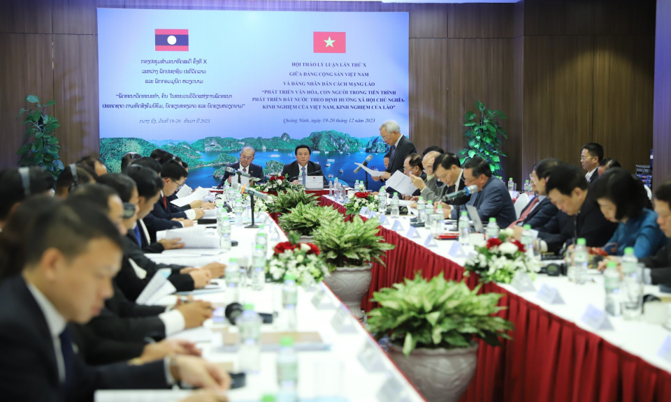 Hội thảo lý luận lần thứ X giữa Đảng Cộng sản Việt Nam và Đảng Nhân dân Cách mạng Lào