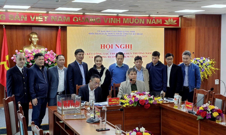 Khối thi đua các đơn vị thuộc lĩnh vực kỹ thuật triển khai nhiệm vụ năm 2024