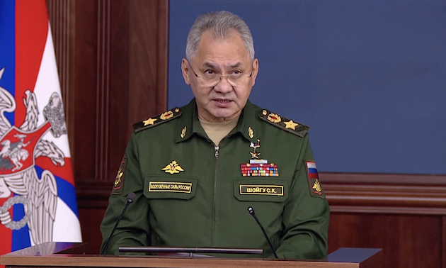 Bộ trưởng Quốc phòng Nga Shoigu: Khoảng 7.000 km2 mìn đã được rải ở Ukraine