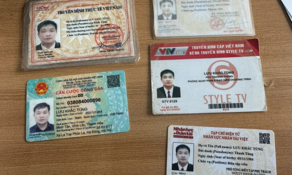 Lợi dụng danh nghĩa cộng tác viên báo chí để đi lừa đảo