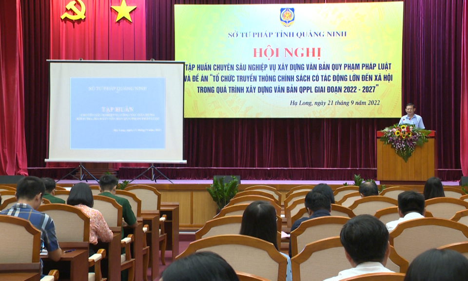 Nâng cao hiệu quả, chất lượng công tác xây dựng, ban hành văn bản quy phạm pháp luật