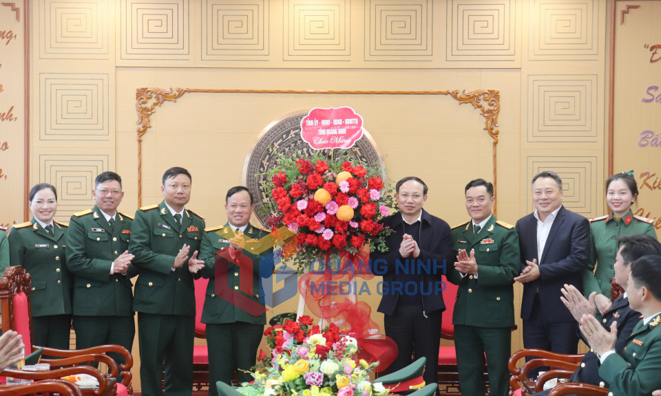 Bí thư Tỉnh ủy Nguyễn Xuân Ký chúc mừng Bộ Chỉ huy Quân sự tỉnh nhân ngày 22/12, tháng 12-2023