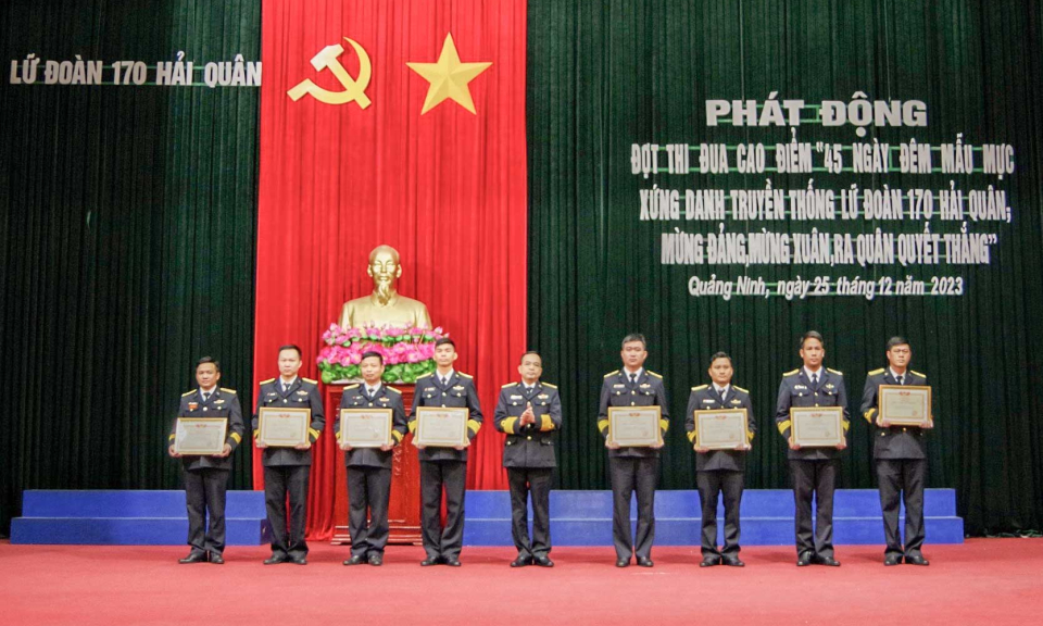 Lữ đoàn 170 phát động phong trào thi đua cao điểm
